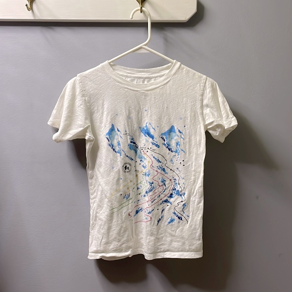 Jcrew ski mountain shirt